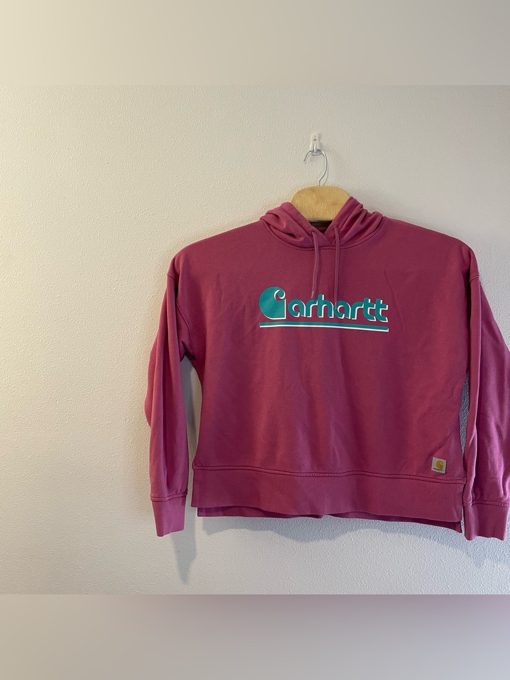 Carhartt Women's size L Tencel Fiber Loose Fit Hooded Sweatshirt Casual